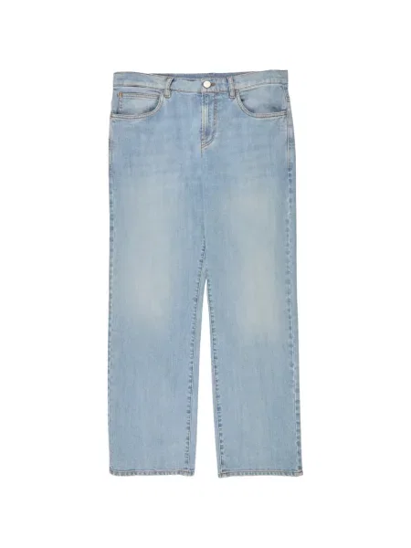 Blugi boyfriend Incotex cu 5 buzunare albastru