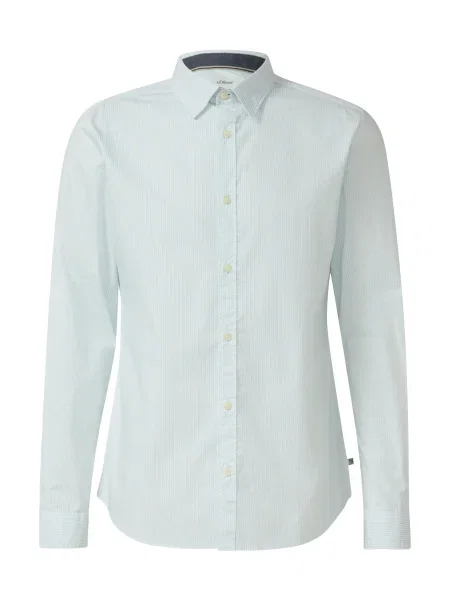 S.Oliver Košile pastelově / offwhite zelená