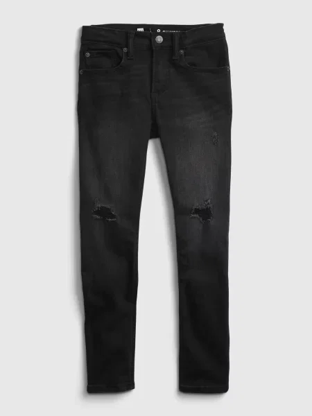 Skinny jeansy skinny Gap czarne