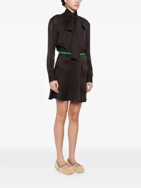 Rochie Gucci din jacard maro