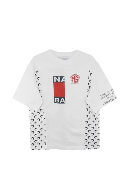 Tricou Marine Serre alb