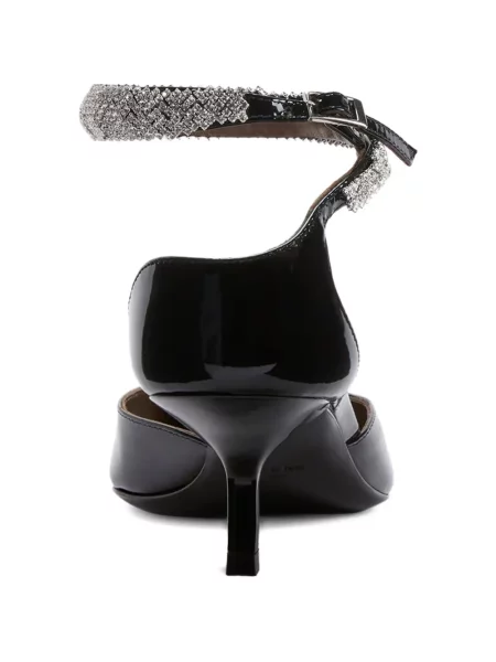 Pantofi cu toc Giuseppe Zanotti de cristal negru
