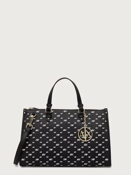 Armani Exchange geantă crossbody pentru femei negru