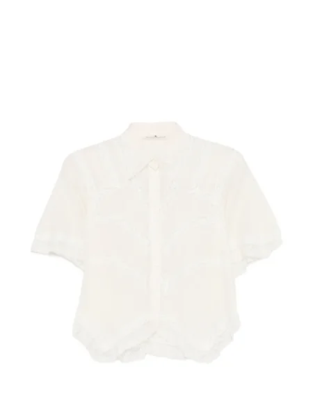 Cămașă Ermanno Scervino din dantelă alb