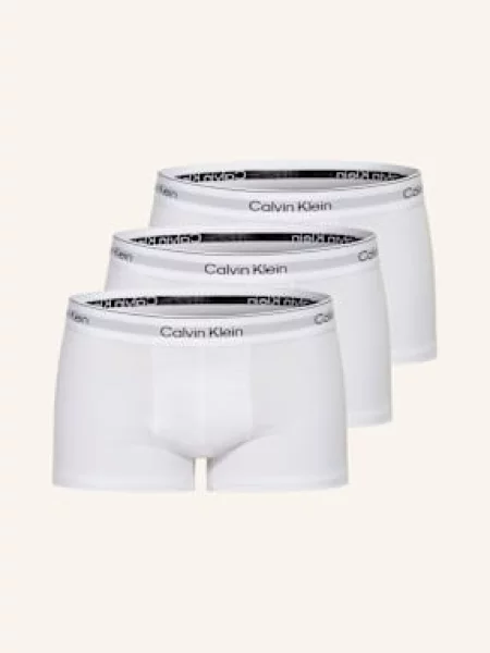 Calvin Klein Bokserki Icon Cotton Stretch Low Rise 3 Szt. weiss białe