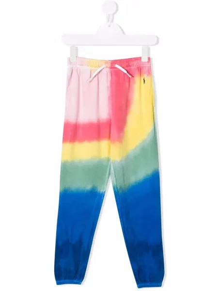 Spodnie dziecięce Polo Ralph Lauren różowe