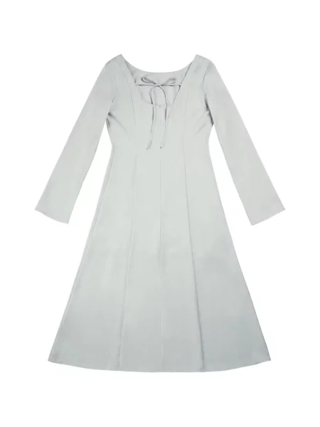 Rochie midi Future Classics cu legături gri