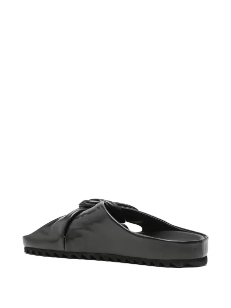 Papuci tip mules Officine Creative din piele negru