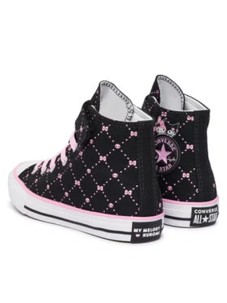 Converse Sportbačiai Chuck Taylor All Star Hi X My Melody Kuromi juoda