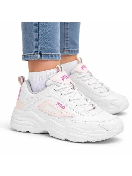 Buty sneakersy sportowe młodzieżowe Fila SKYE TEENS białe