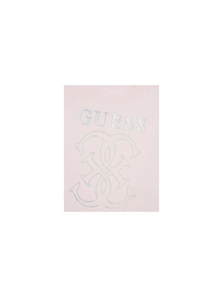 Guess T-shirt Regular Fit ružičasta