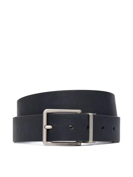 Nadrágszíj Calvin Klein Warmth Buckle Adj/Rev fekete