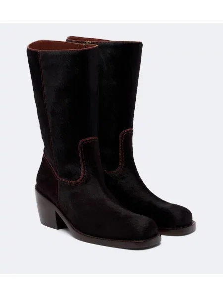 Botine Dries Van Noten maro