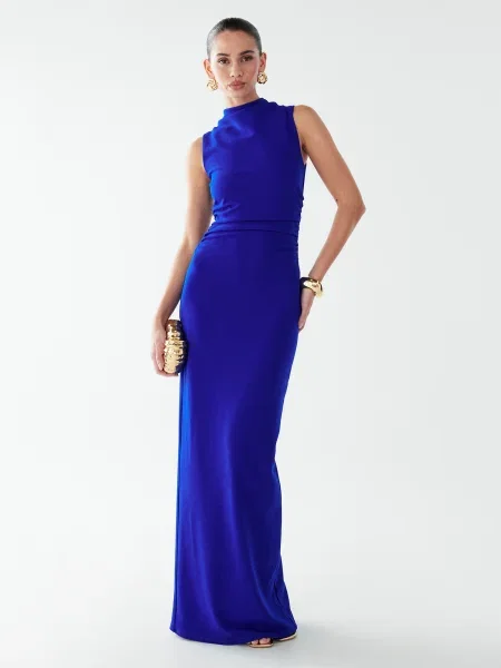 BWLDR Rochie de seară Lana cobalt albastru