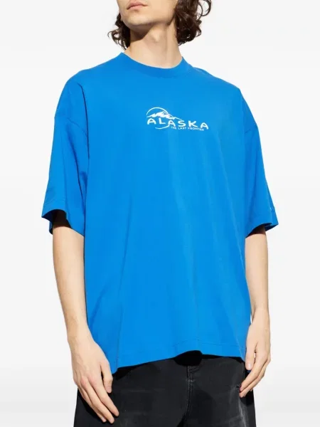 Tricou Vetements albastru