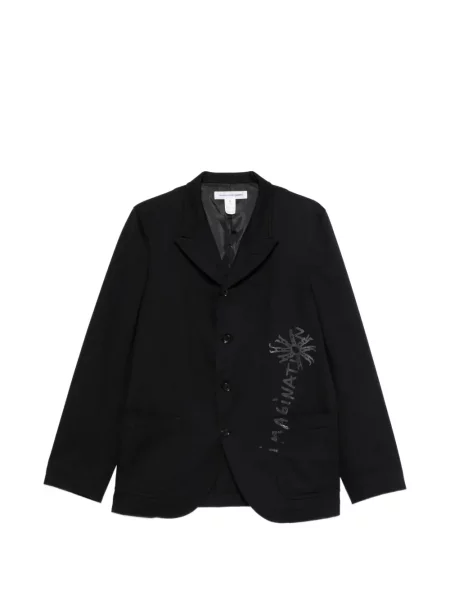 Sacou Comme Des Garçons Shirt cu imagine albastru