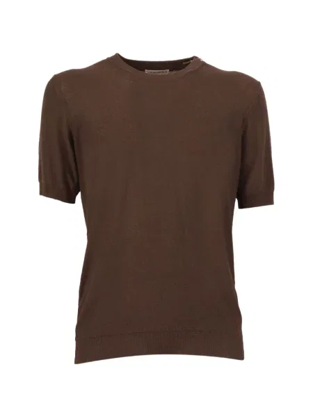 Scurt tricou Kangra tricotate maro