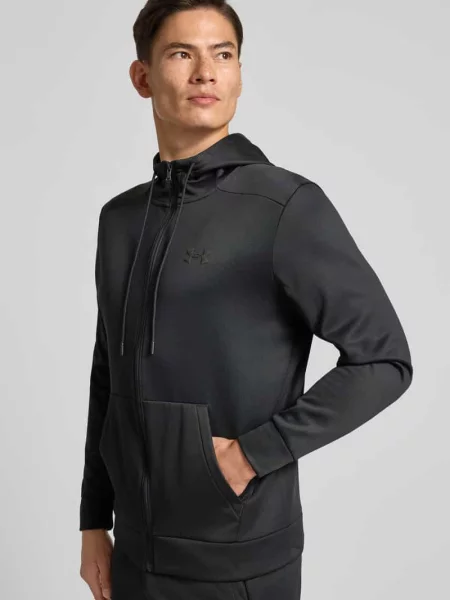 Bluza Under Armour Armour Fleece Full-Zip Hoodie czarna
