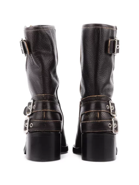 Μποτάκια Toral Shoes με αγκράφα καφέ