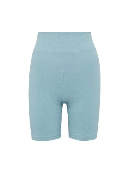 Pantaloni scurți The Upside cu talie înaltă biker albastru