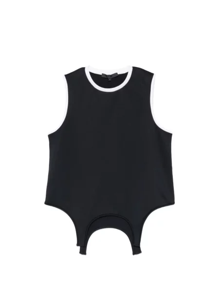 Top Tibi tricotate albastru