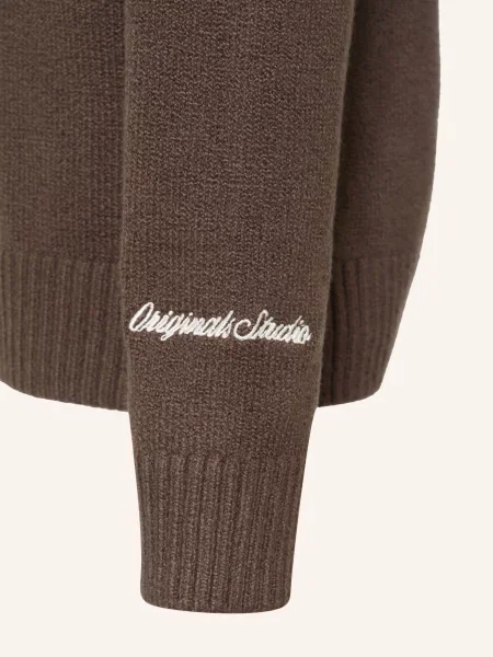 Jack&Jones Sweter Typu Troyer Jornorrebro grau
