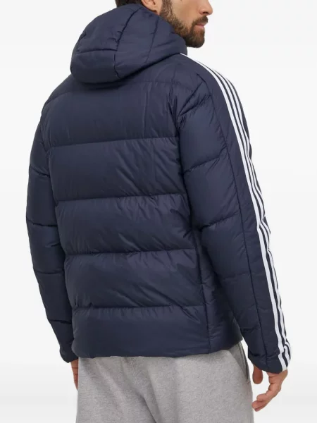 Sneakerși Adidas Cloudfoam alergare cu dungi cu platformă verde