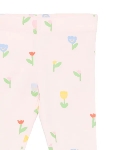 Legginsy dziecięce Stella Mccartney różowe