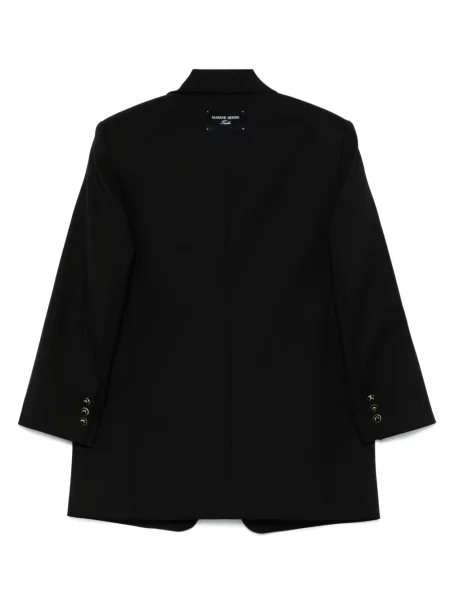 Sacou Marine Serre din țesătură twill negru