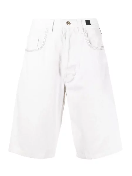 Džínové šortky Versace Pre-owned bílé