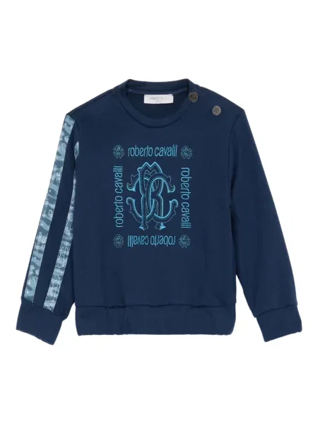 Bluza dziecięca Roberto Cavalli niebieska