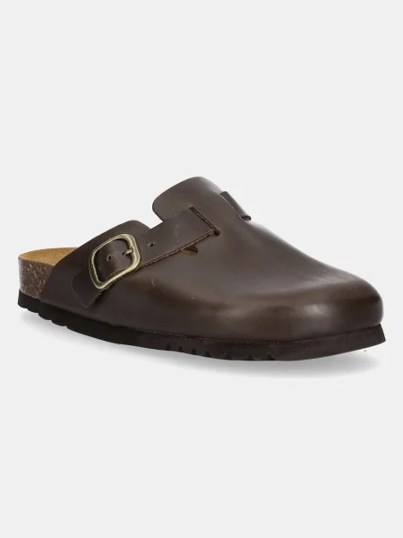 Usnjeni natikači Scholl FAE rjava