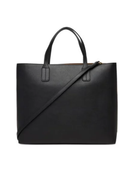 Tommy Hilfiger Torbica Th Icon Satchel crna