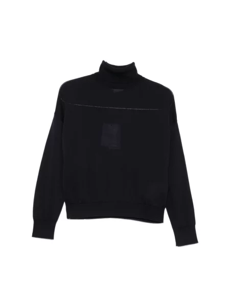 Sweter Marella do golfa granatowy