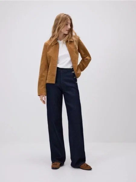 Reserved Джинси широкого крою темно-синій сині