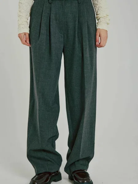 NORR Pantaloni Nala închis gri
