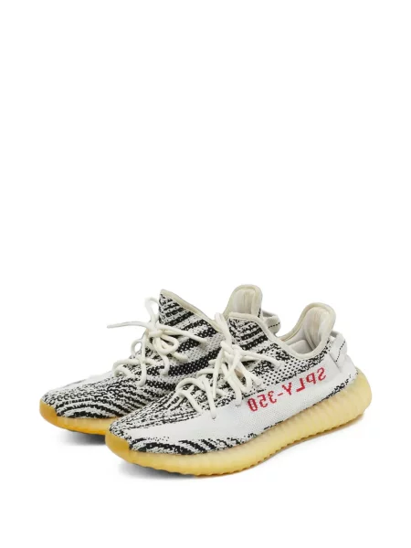 Ζεβρε sneakers Adidas Yeezy λευκό