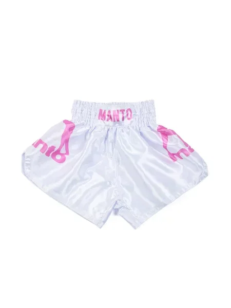 Spodenki do Muay Thai Manto Dual białe