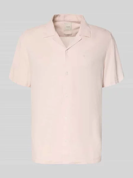 Koszula casualowa o kroju regular fit z mieszanki lnu i lyocellu Ck Calvin Klein