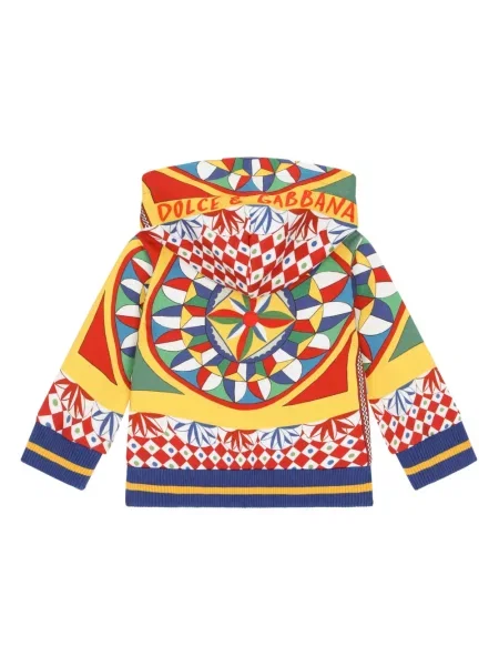 Hoodie Dolce & Gabbana κίτρινο