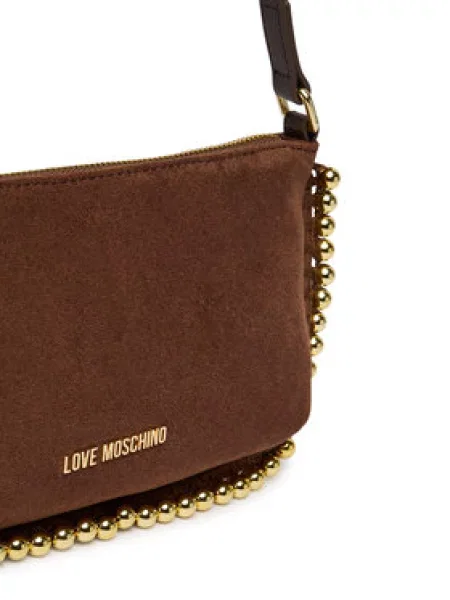 Kabelka LOVE MOSCHINO Svetlo hnedá