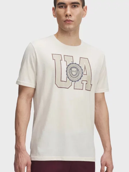 Спортивная футболка Under Armour бежевая