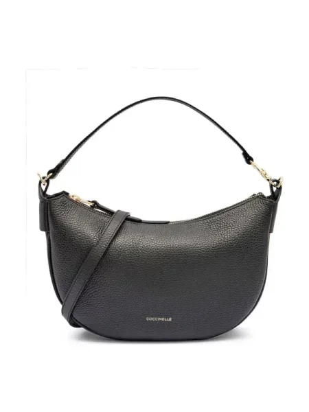 Geanta crossbody Coccinelle din piele negru