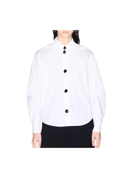 Koszula Armani Exchange z twillu biała