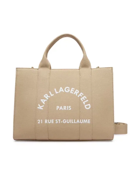 Karl Lagerfeld torebka tote K/RSG brązowa