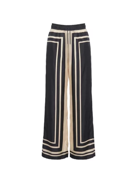Pantaloni palazzo Nicholas negru