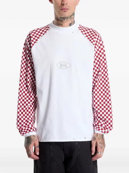 Lung tricou Vans alb