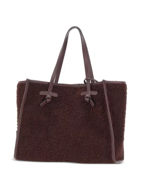 Bouclé geantă shopper Gianni Chiarini roșu