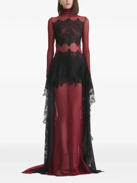 Rochie maxi 2310 Studio din dantelă roșu