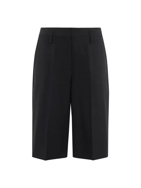 Bermudy Birgitte Herskind z kieszeniami bocznymi czarne
